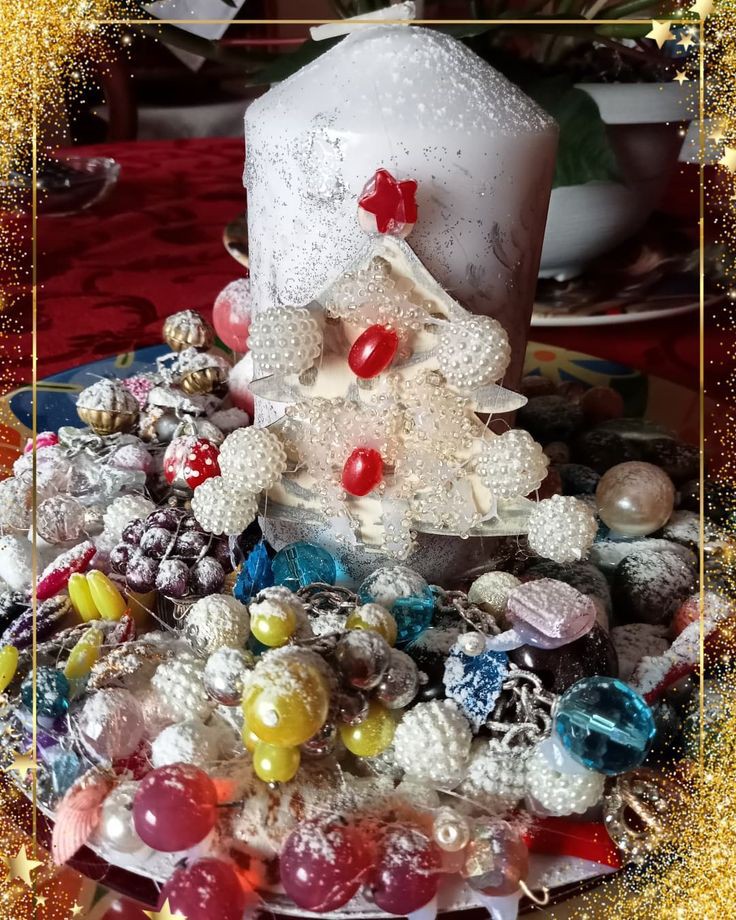 Centrotavola di perle e&nbsp;perline