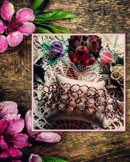 Bracciale “effetto rete”